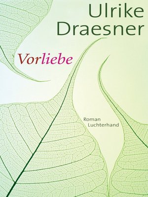 cover image of Vorliebe